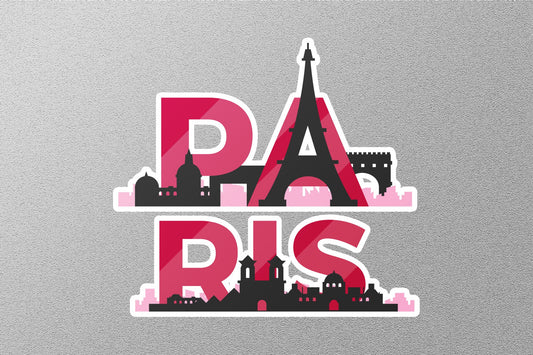 Wholesale Paris Travel Sticker