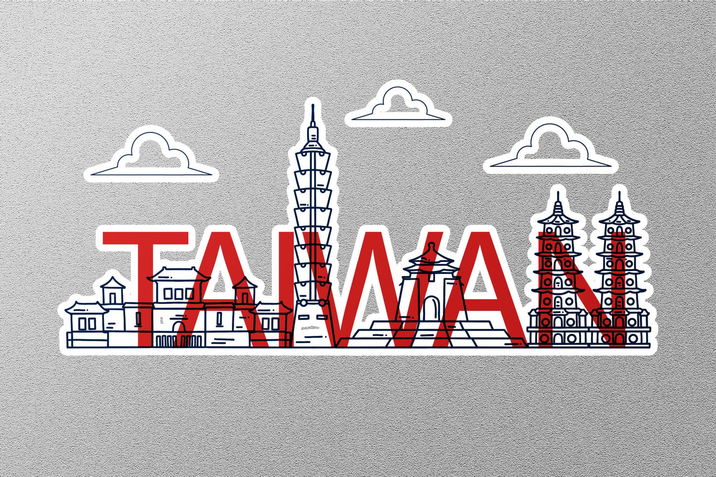 Wholesale Taiwan Travel Sticker