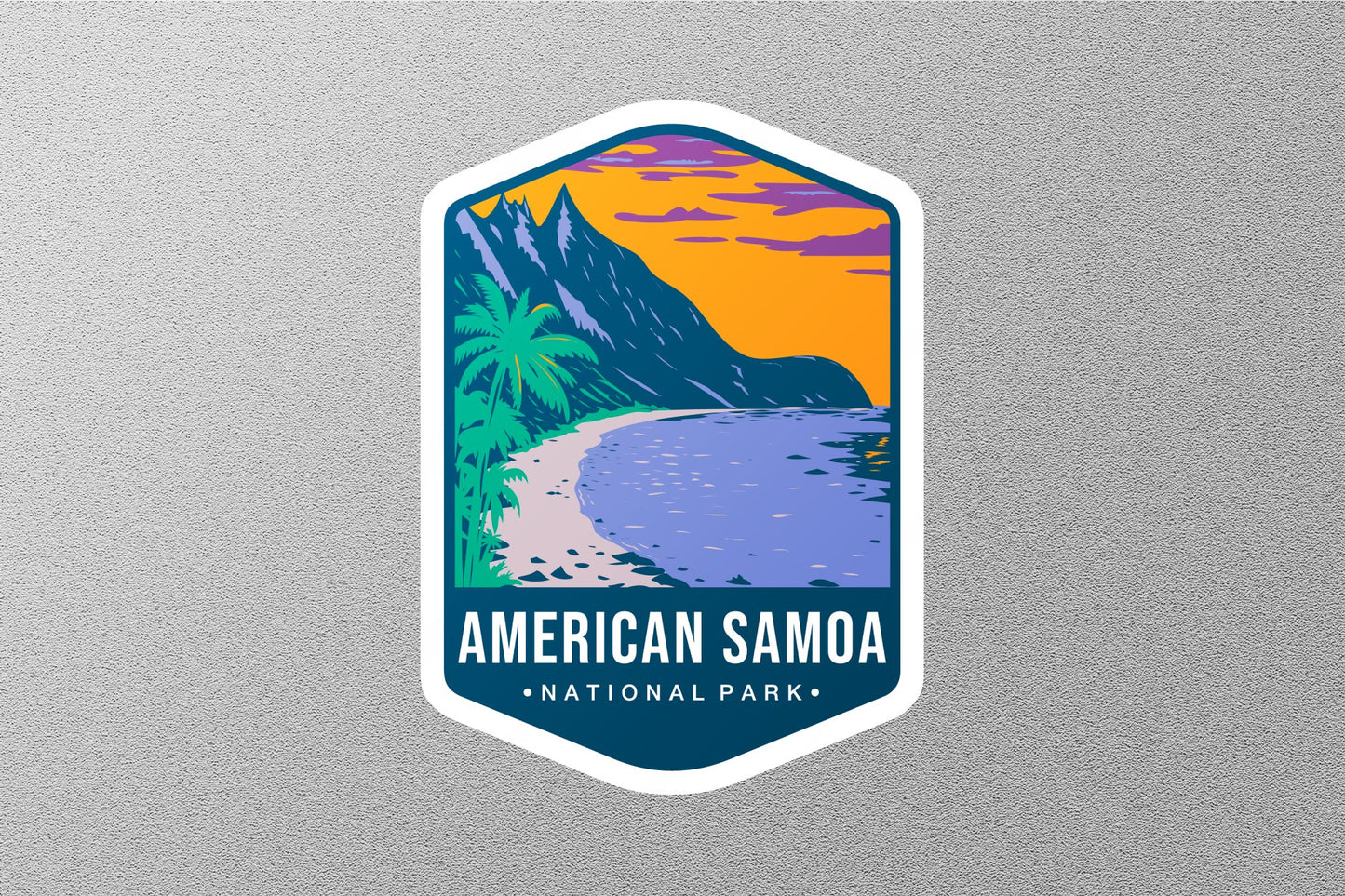 American Samoa National Park Sticker