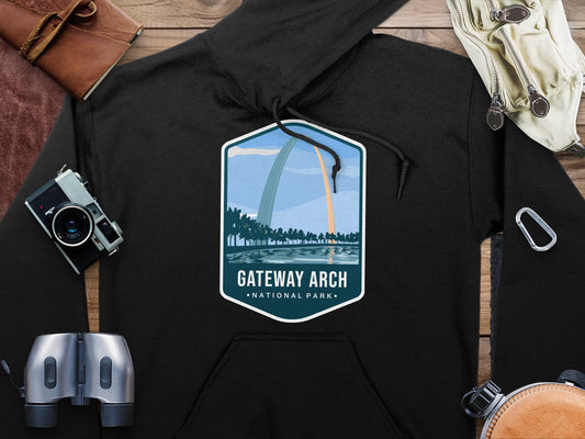 The Gateway Arch 2 National Park Hoodie