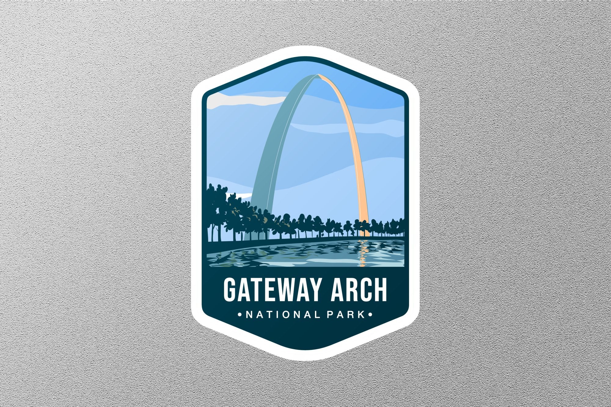 Gatewa Sticker Wholesale Gate Way Arch National Park Sticker – GraffMerch.com