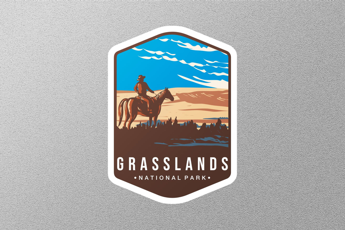 Grasslands Canada National Park Sticker