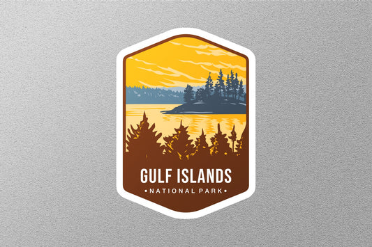 Gulf Islands Canada National Park Sticker