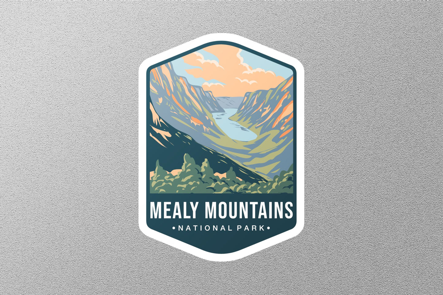 Mealy Mountains Canada National Park Sticker