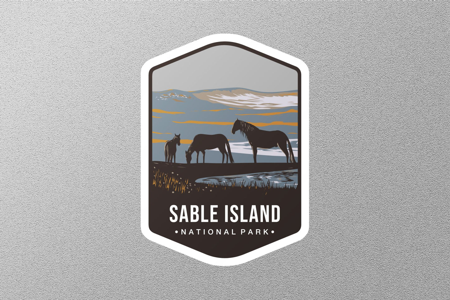 Sable Island Canada National Park Sticker