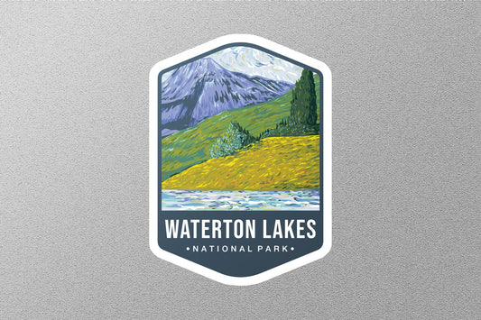 Waterton Lakes Canada National Park Sticker