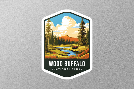 Wood Buffalo Canada National Park Sticker