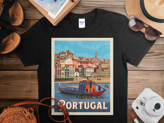 Vintage Portugal T-Shirt , Portugal Travel Shirt