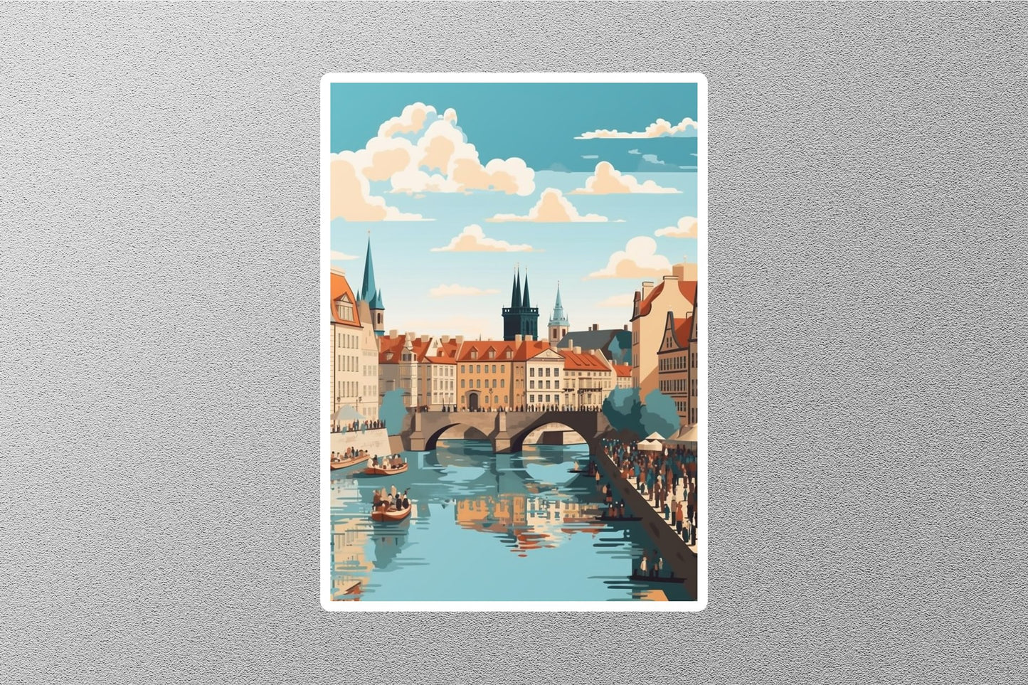 Wholesale Vintage Prague 3 Travel Sticker