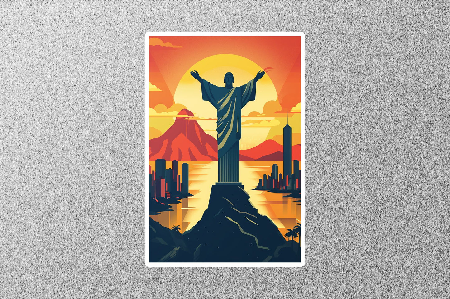 Wholesale Vintage Christ Travel Sticker