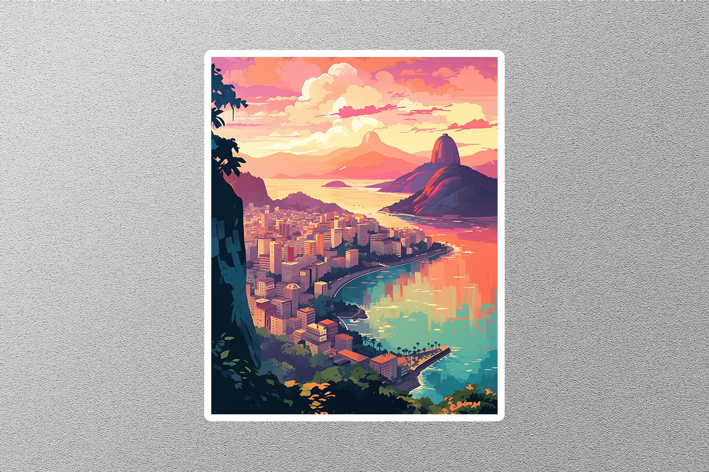 Vintage Rio 4 Travel Sticker