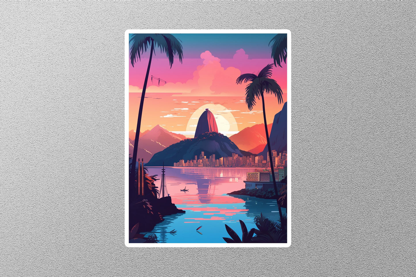 Wholesale Vintage Rio 5 Travel Sticker