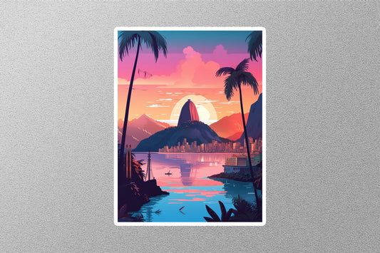 Wholesale Vintage Rio 5 Travel Sticker