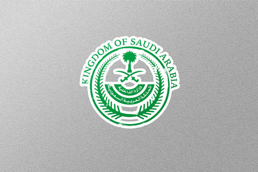 Wholesale Saudi Arabia Green Travel Stamp Sticker