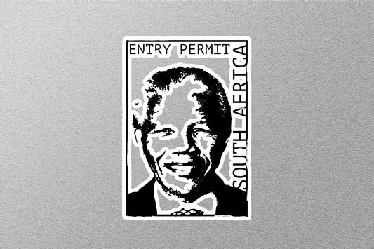 Wholesale South Africa Black Travel Stamp Sticker