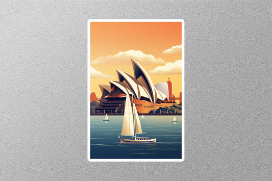 Wholesale Vintage Sydney Travel Sticker