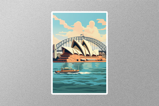 Wholesale Vintage Sydney 3 Travel Sticker