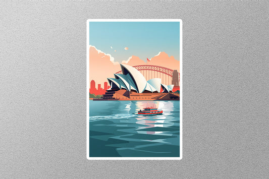 Wholesale Vintage Sydney 4 Travel Sticker