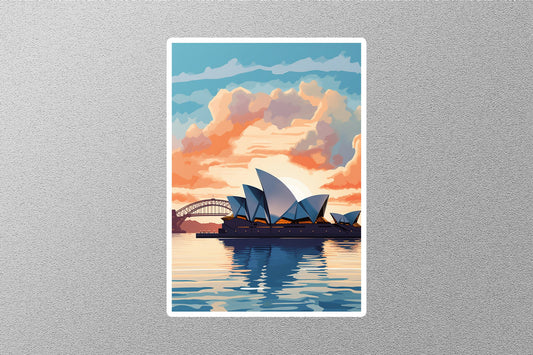 Wholesale Vintage Sydney 5 Travel Sticker