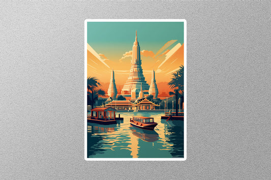 Wholesale Vintage Thailand Travel Sticker