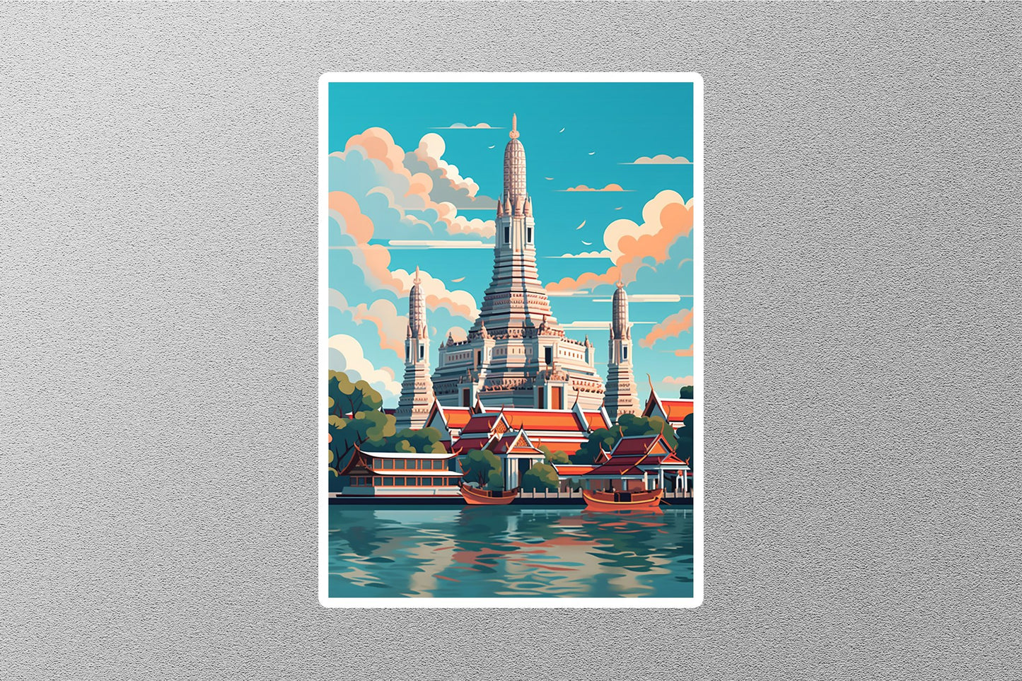 Wholesale Vintage Thailand 4 Travel Sticker