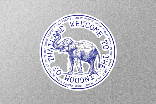 Wholesale Thailand Ultraviolet Travel Stamp Sticker