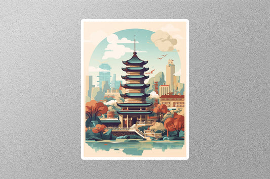 Wholesale Vintage Tokyo Travel Sticker