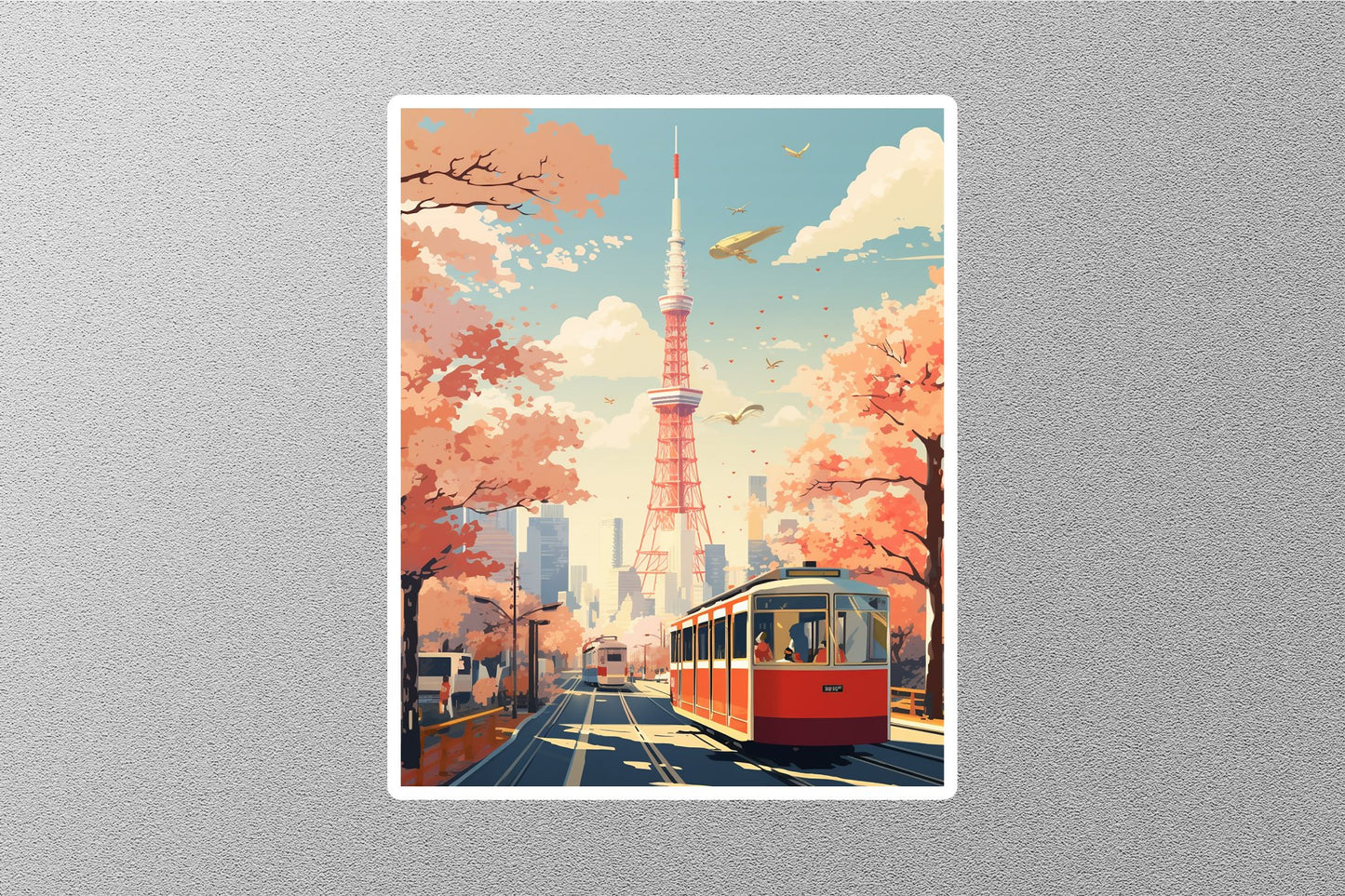Wholesale Vintage Tokyo 4 Travel Sticker