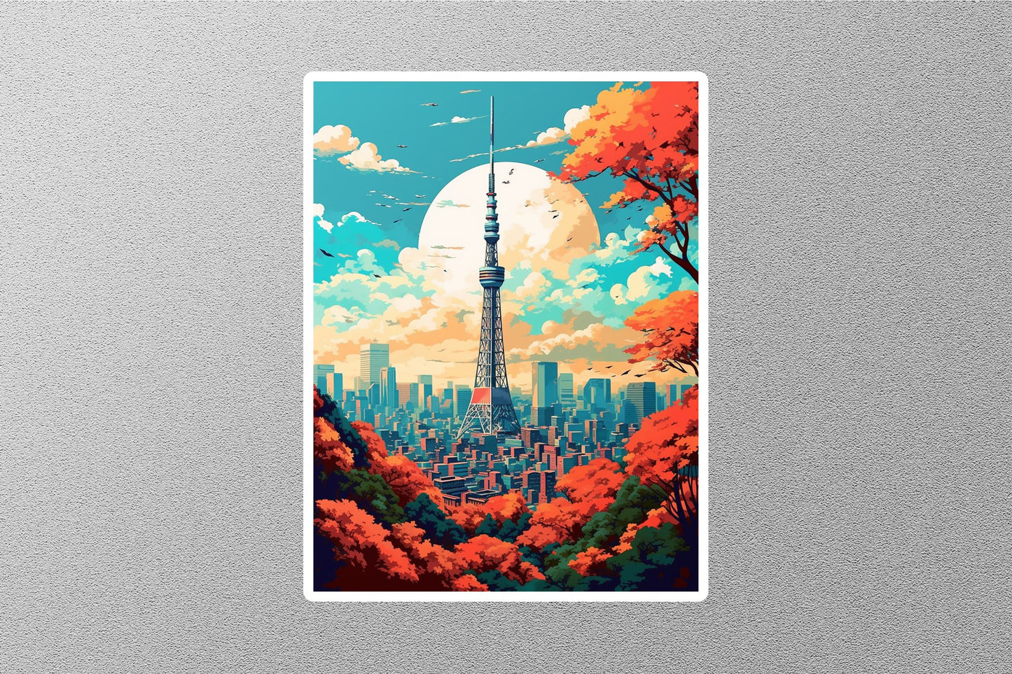 Wholesale Vintage Tokyo 5 Travel Sticker