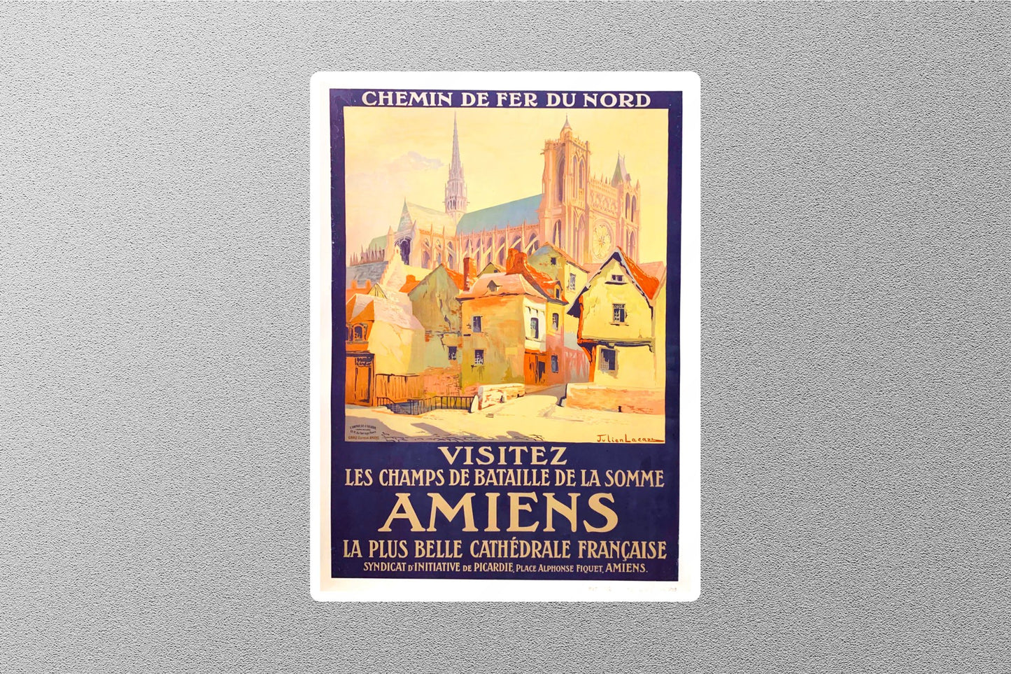 Wholesale Vintage Amiens Travel Sticker