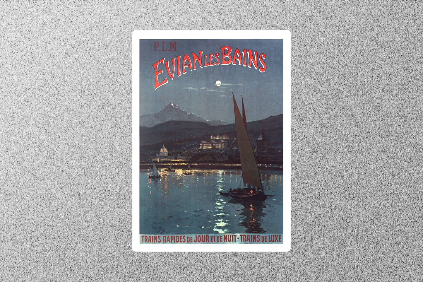 Wholesale Vintage Evian Travel Sticker