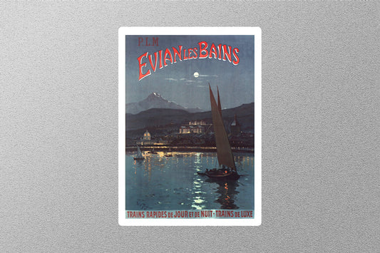 Wholesale Vintage Evian Travel Sticker