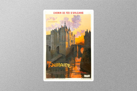 Wholesale Vintage Touraine Travel Sticker