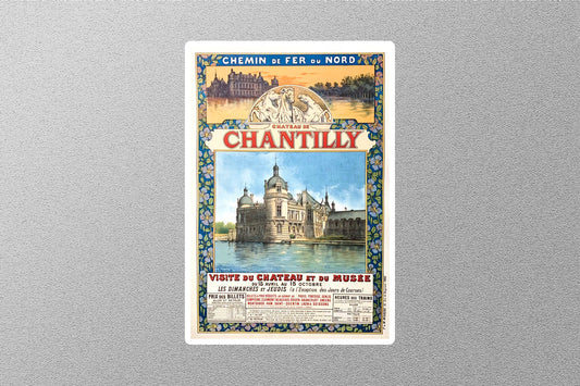 Wholesale Vintage Chantilly Travel Sticker