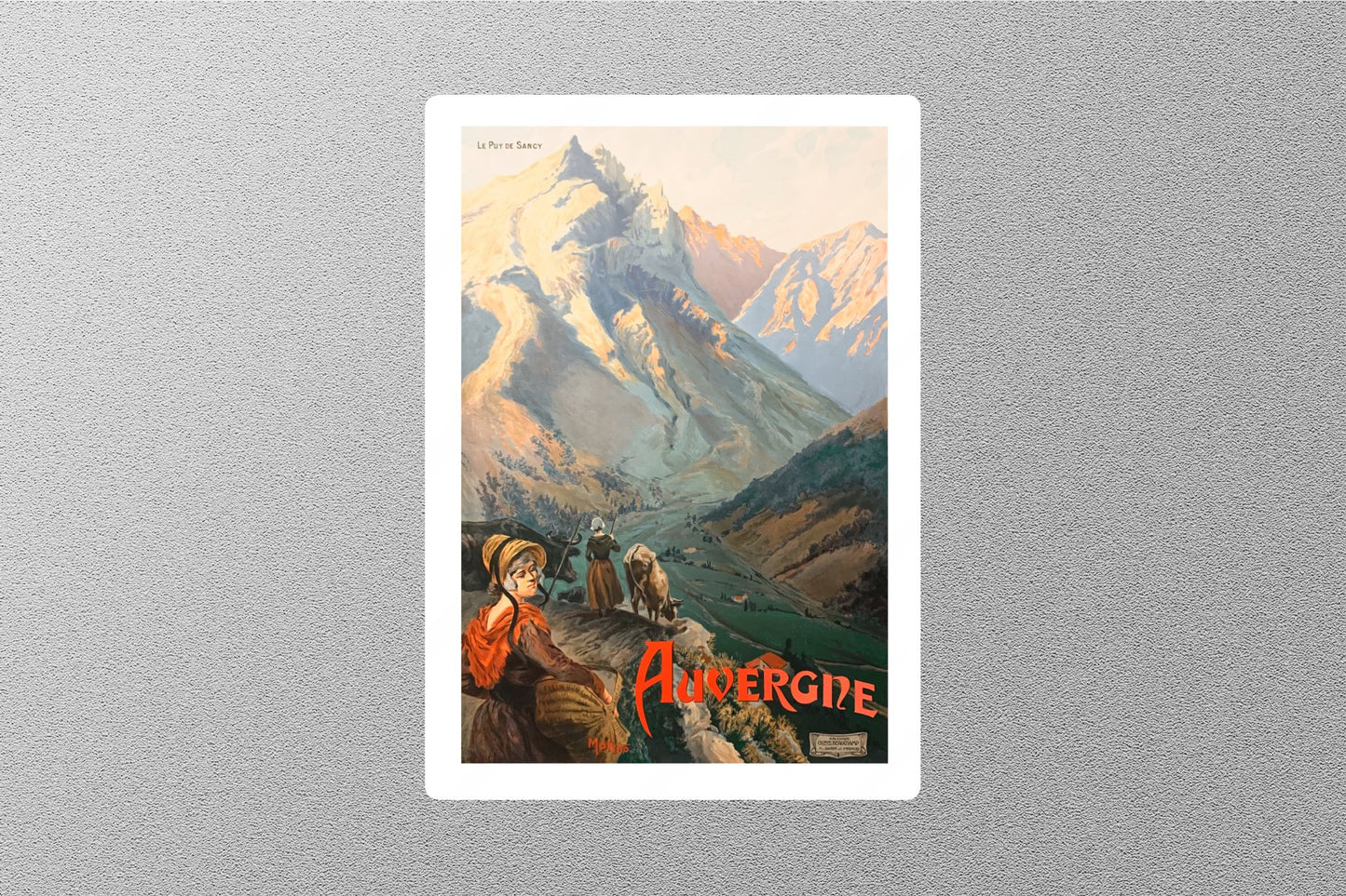 Wholesale Vintage Puy de Sancy Travel Sticker