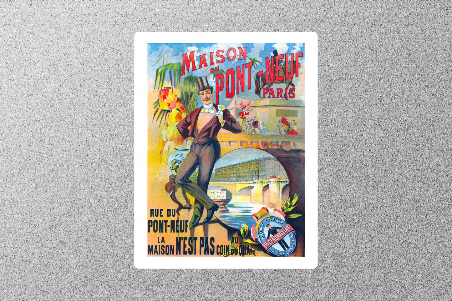 Wholesale Vintage Maison Albar Travel Sticker