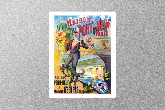 Wholesale Vintage Maison Albar Travel Sticker