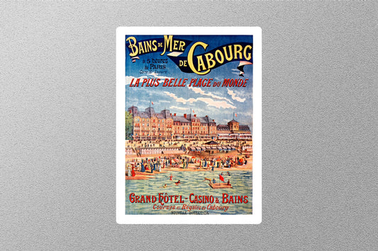 Wholesale Vintage Cabourg Travel Sticker