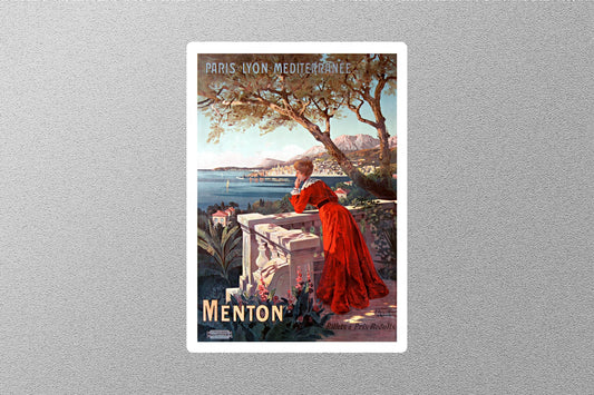 Wholesale Vintage Paris Lyon Mediterranean Travel Sticker