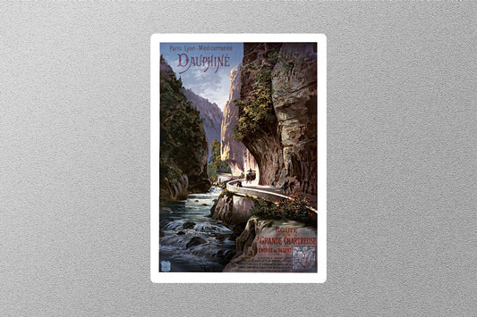 Wholesale Vintage Dauphine Travel Sticker