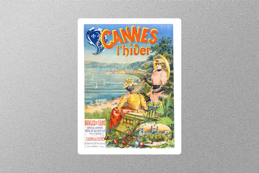 Wholesale Vintage Cannes Travel Sticker