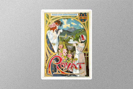Wholesale Vintage Royat Paris Travel Sticker