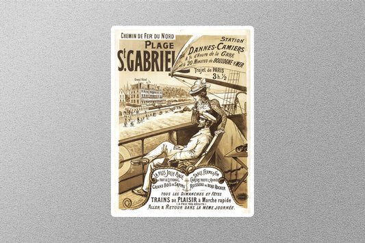 Wholesale Vintage Camis St Gabriel Travel Sticker