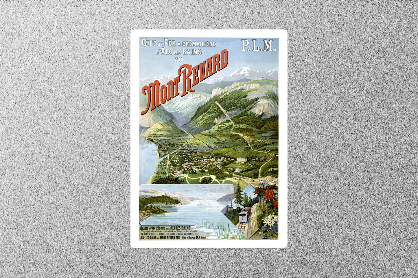 Wholesale Vintage Mont Revard Travel Sticker