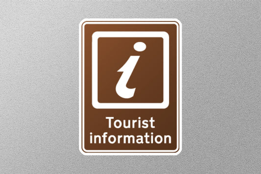 Tourist Information UK Sign Sticker