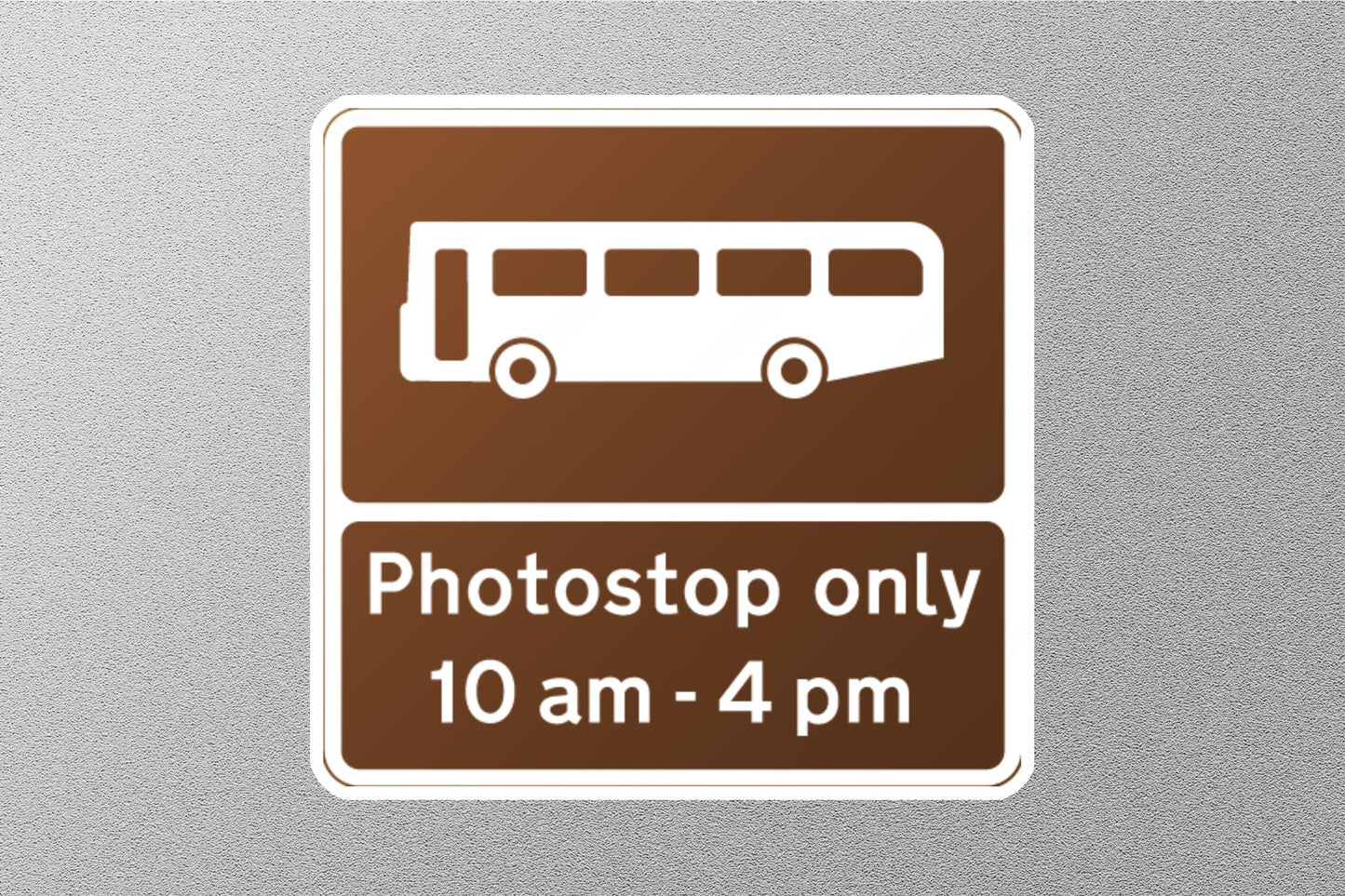 Bus Stop Photoshop Only UK Sign Sticker