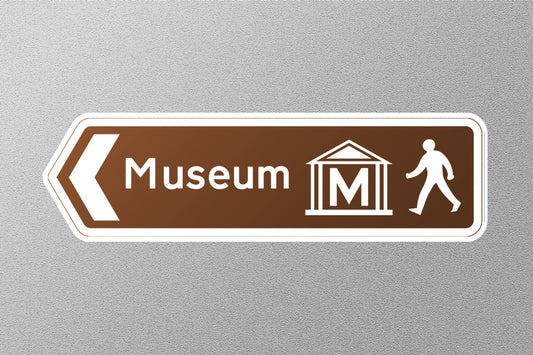 Museum UK Sign Sticker