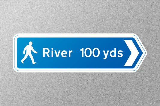River UK Sign Sticker