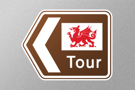 Tour UK Sign Sticker