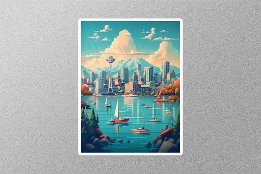 Wholesale Vintage Vancouver Travel Sticker